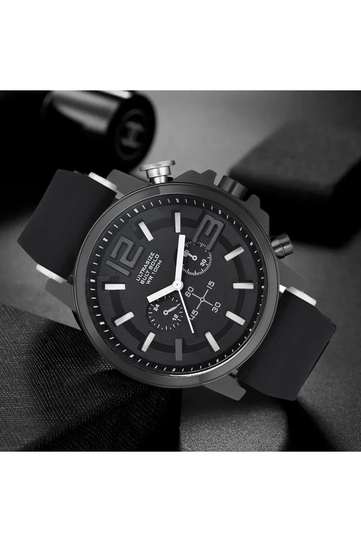Su Geçirmez Erkek Kol Saati Silikon Kordon Style Model