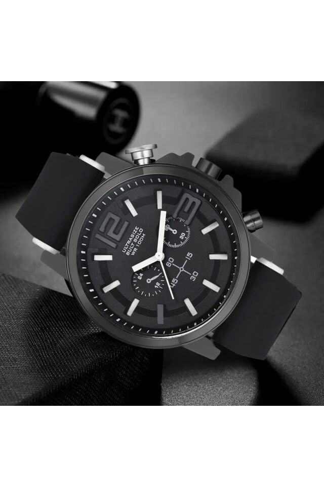 Su Geçirmez Erkek Kol Saati Silikon Kordon Style Model
